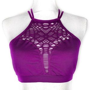 NWOT Victoria’s Secret Fuchsia Pink Bralette Large